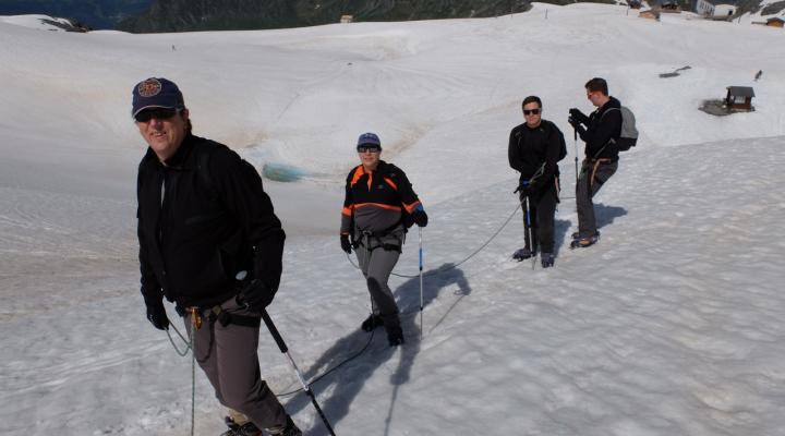Randonnée glaciaire à Bellecote