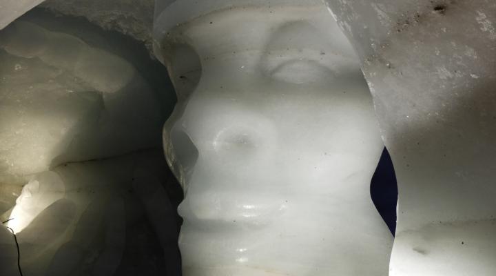 La grotte de glace de Bellecôte