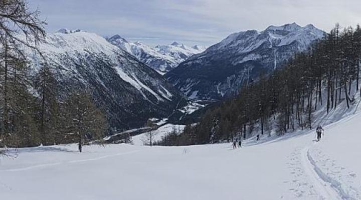 Vue vers la vallée de Larche