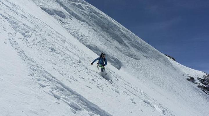 Sur le glacier du Geay