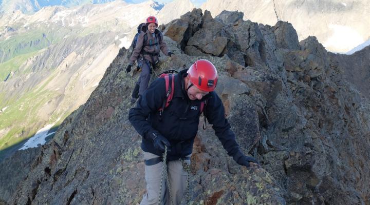 Sur l'arête des lanchettes