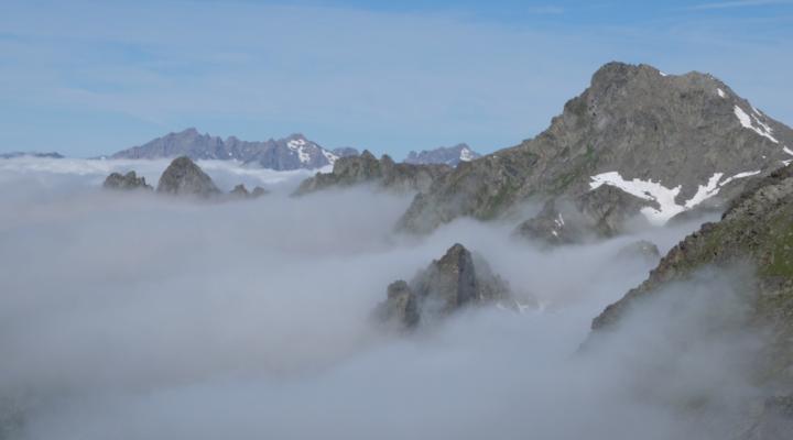 Mer de nuage le matin