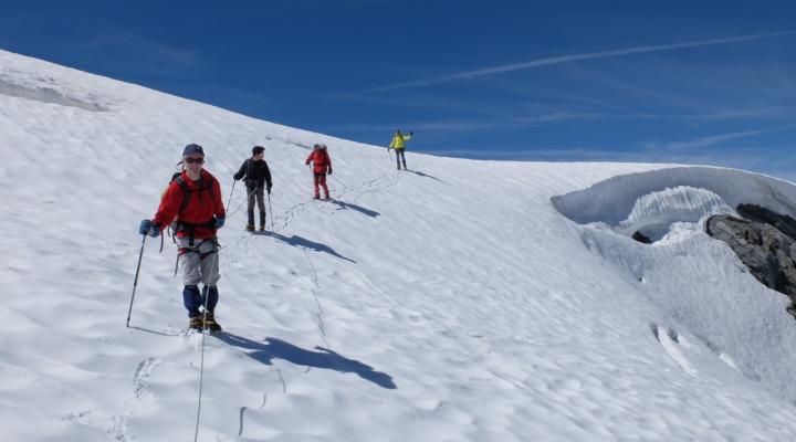 En aval du col du Grand