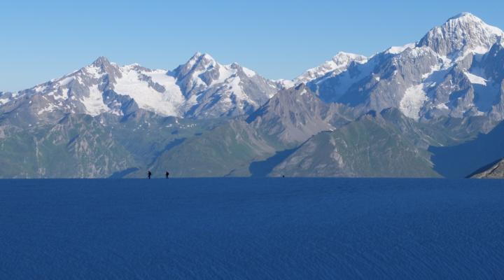 Les immensités glaciaires du Ruitor