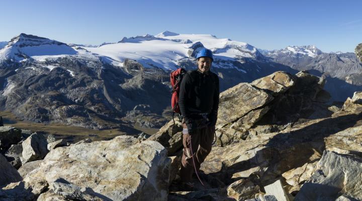 Sortie du premier pilier avec le soleil.