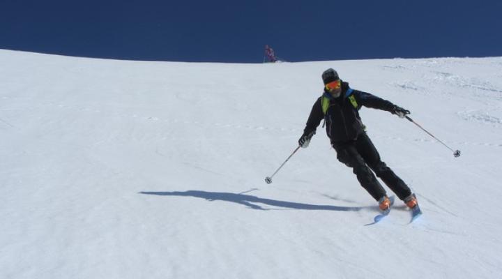 Hors piste ski de rando au Mont Jovet Dou de Moutiers - La Plagne
