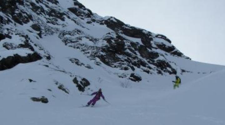 Sainte Foy Tarentaise hors piste à la Pointe de Foglietta 