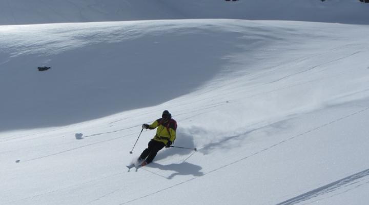 Sainte Foy Tarentaise hors piste à la Pointe de Foglietta 