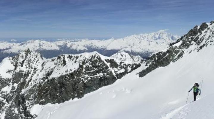 Sur le glacier du Geay