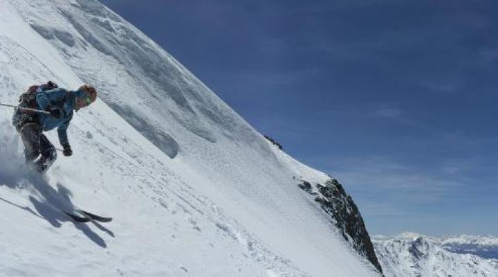 Sur le glacier du Geay