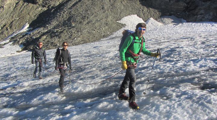 La Pointe de la Traversière, le glacier de Rhêmes Golettes