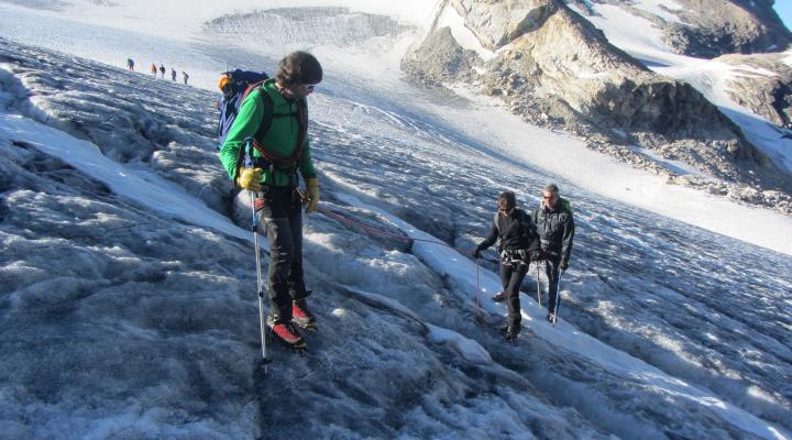 La Pointe de la Traversière, le glacier de Rhêmes Golettes