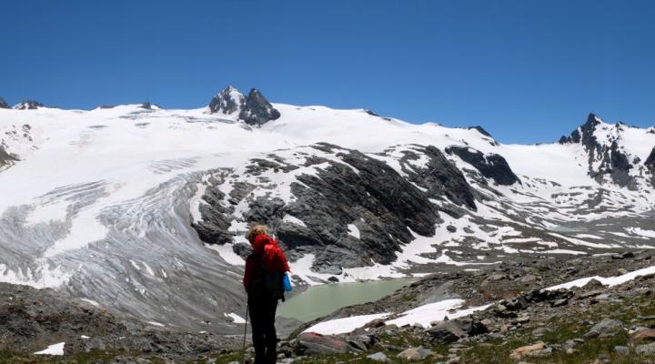 L'immensité des glaciers du Ruitor