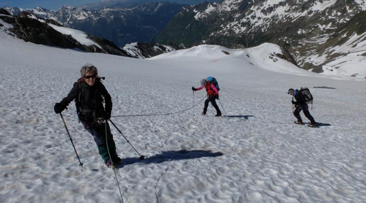 En montant a col du Grand