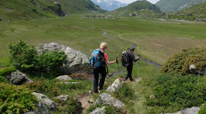 Arrivée au plateau de la Sassièrre