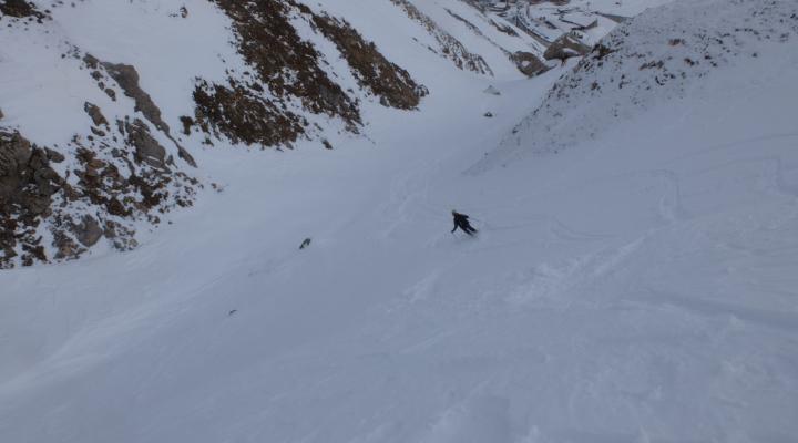 Ski de randonnée au dessus de Tignes