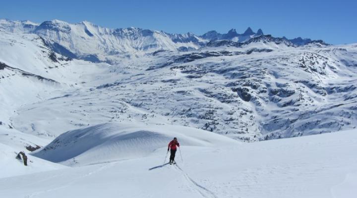 Ski de randonnée en Maurienne col du Glandon