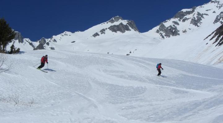Ski de randonnée en Maurienne le Rocher de Sarvatant