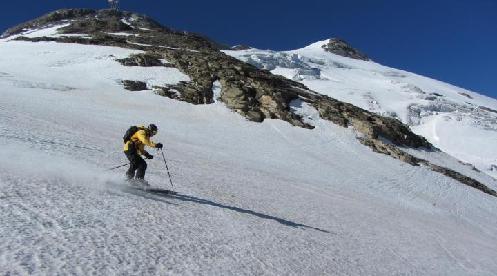 Tignes hors piste - ski de randonnée en juillet