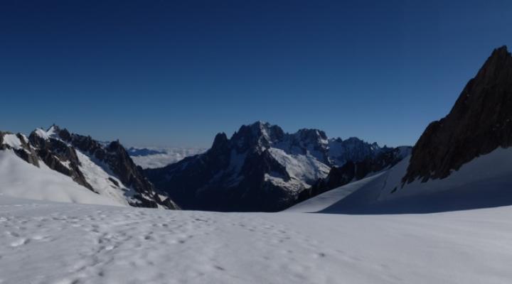 L'approche sur le glacier