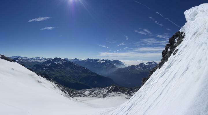 La corniche du dôme de l'Arpont.