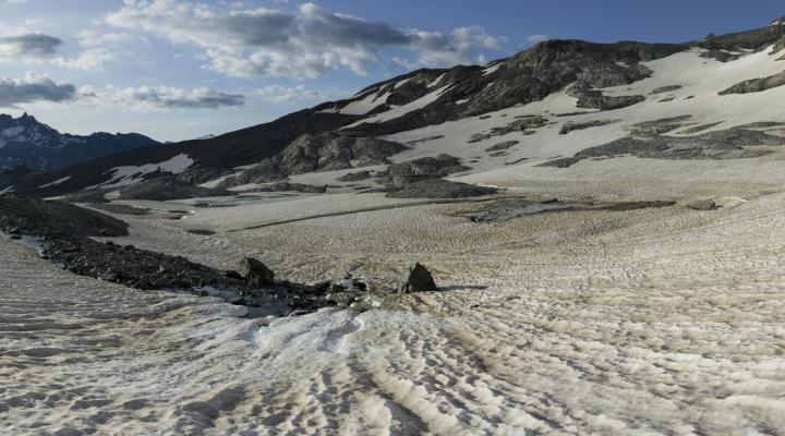 Le glacier du Pelve.