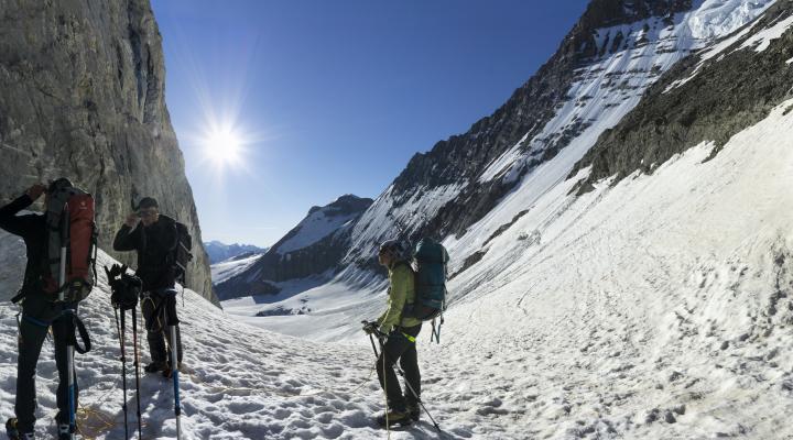 Pause au col de la grande Casse.