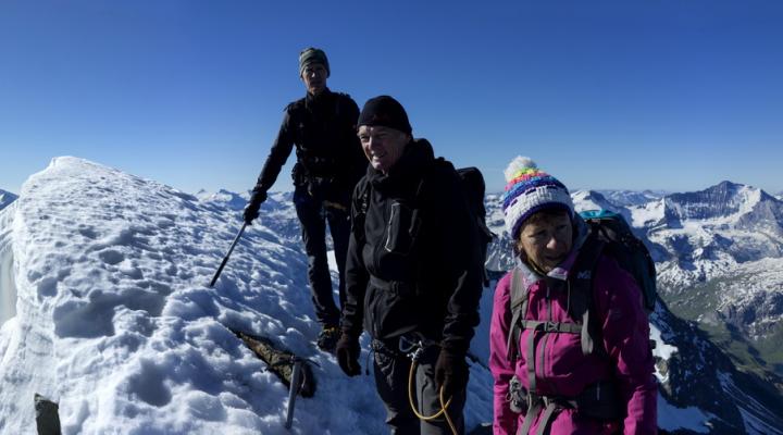 Sommet du Mont Pourri 3779m.