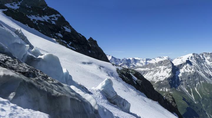 Les séracs du glacier du Geay.