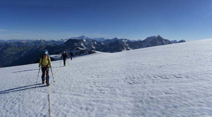 entre le dôme des Sonnailles et le dôme des nants.