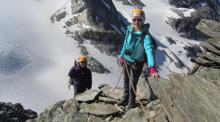 Randonnée glaciaire, la Traversière 3330m