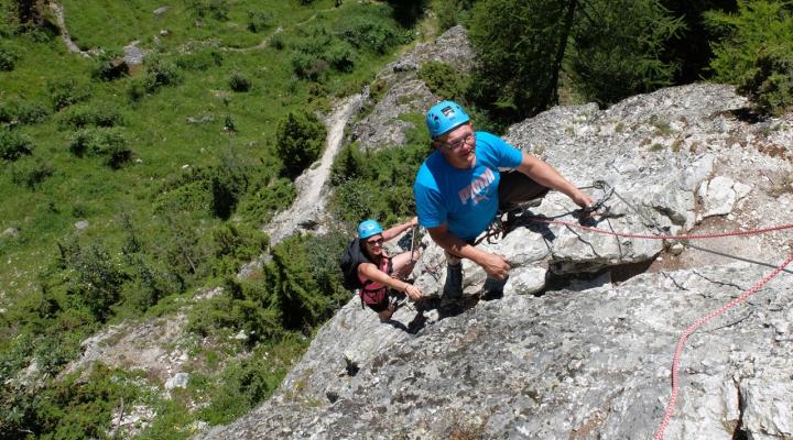 Via ferrata les Bettieres Peisey Nancroix