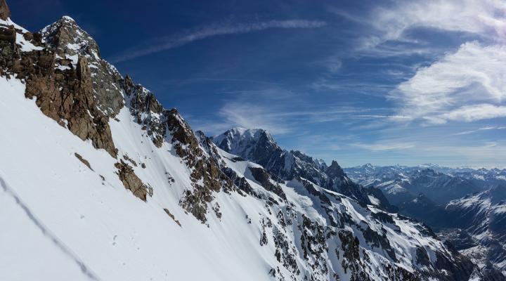 Vue sur le Mont blanc
