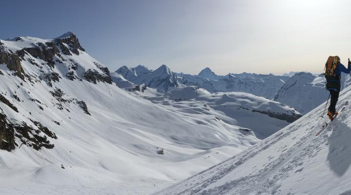 Montée assez tranquille en direction du sommet