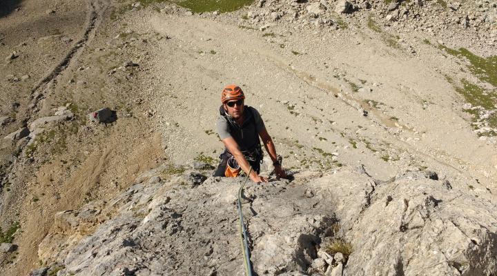 Pilier Sud de l'Aiguille de la Nova - Escalade Beaufortain