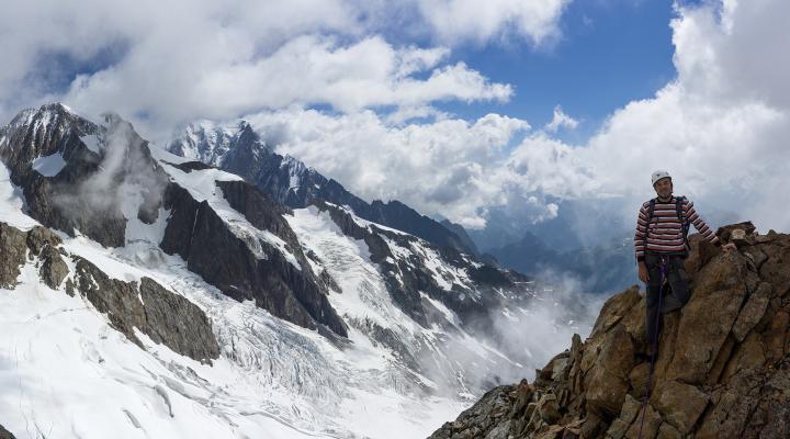 Au pied du dernier ressaut.