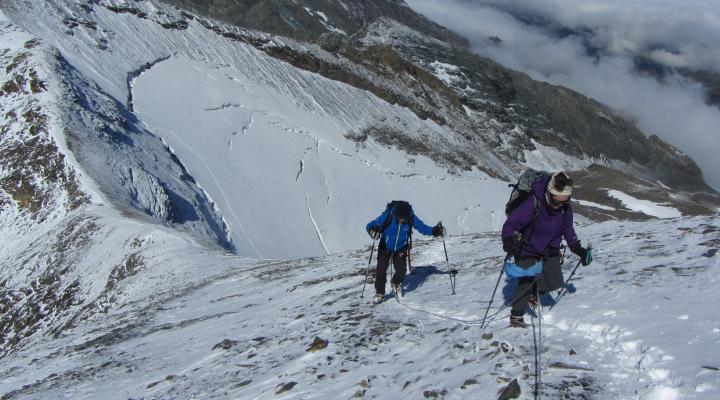 Alpinisme en Vanoise, la Grande Aiguille Rousse
