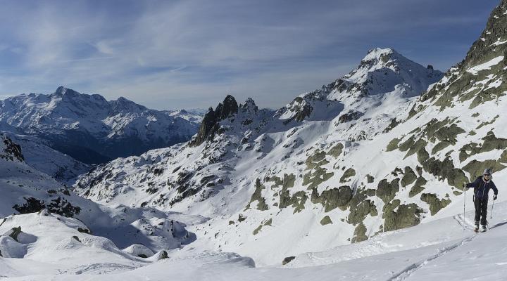 Les pentes sous le doigt d'Assaly