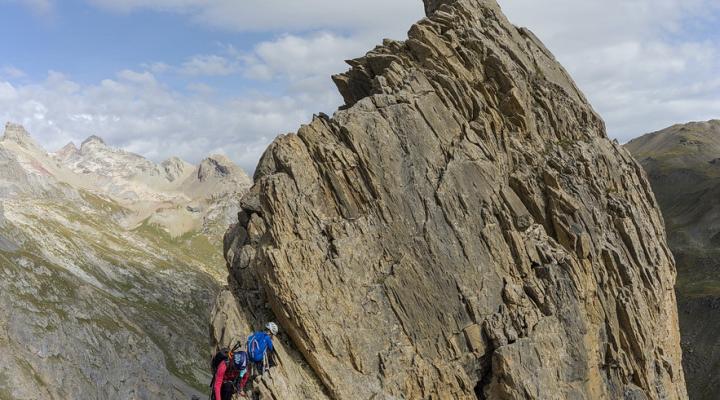 Traversée vers le second.