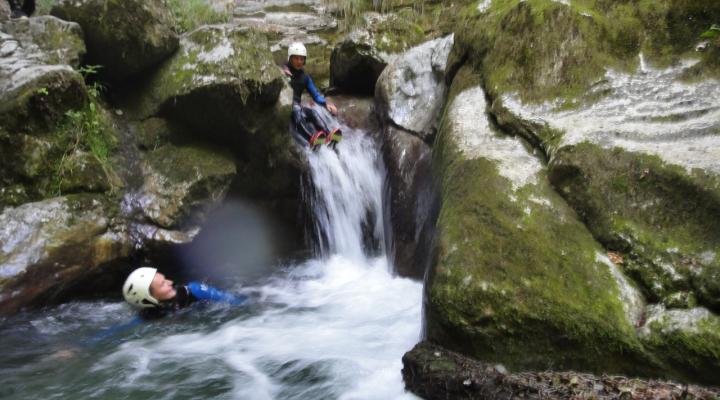 canyoning les Arcs