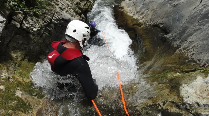 canyoning les Arcs