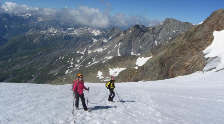 Dôme des Glaciers par le glacier des Glaciers
