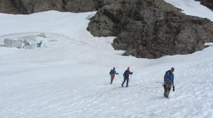 Dôme des Glacier par le glacier des Glaciers - Guides des Arcs