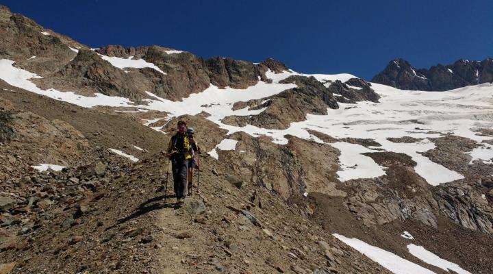 Dôme des Glaciers par le glacier des Glaciers - Guides des Arcs