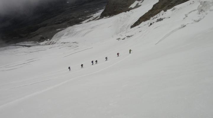 En montant par la Glacier