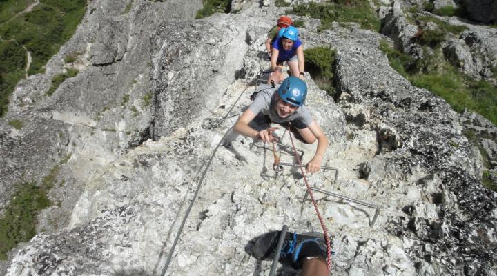 Via ferrata les Arcs Peisey Vallandry. Les Bettières