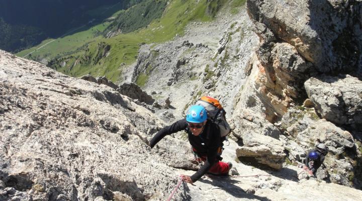 L'ascension de l'Aiguille de Mey