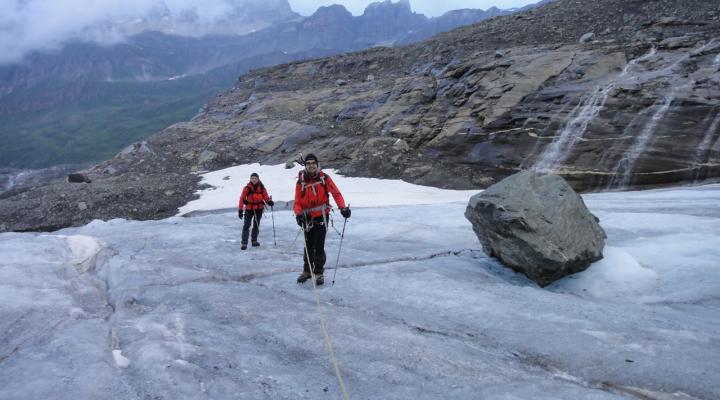 Le glacier des sources de l'Isère