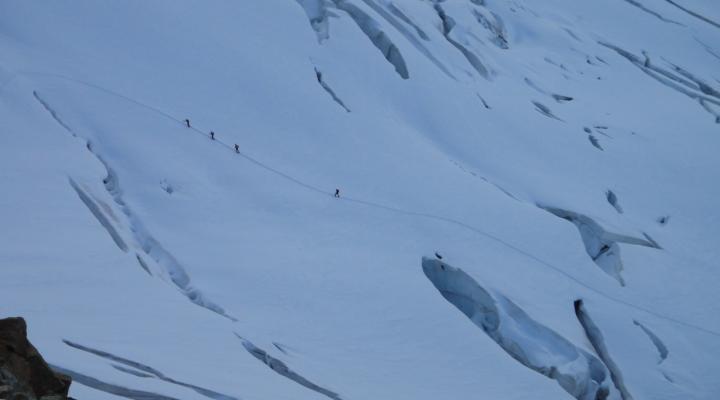 Alpinisme au Dome des Glaciers