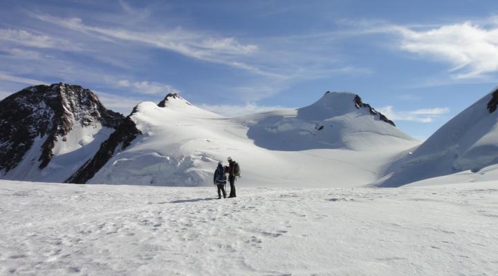 Alpinisme au Mont Rose